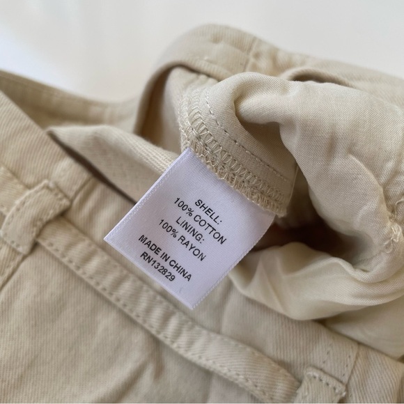 Lovers + Friends Women's Cream Beige Ollie Cargo Trouser Flare Leg Size XS, NWT - Picture 8 of 11